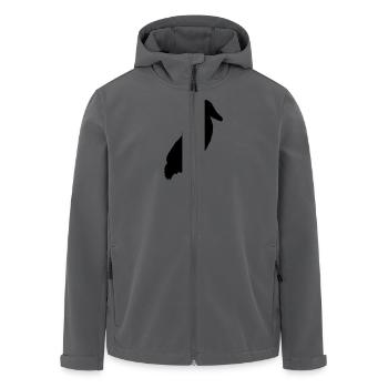 shoebill_s1 - Recycelte Männer Softshell-Jacke von Stanley/Stella - Anthrazit - Vorne - AI Model Male 185 light (185cm)