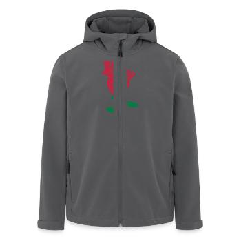 blumenstrauß schöne rote blumen blüte frühling des - Recycelte Männer Softshell-Jacke von Stanley/Stella - Anthrazit - Vorne - AI Model Male 185 light (185cm)