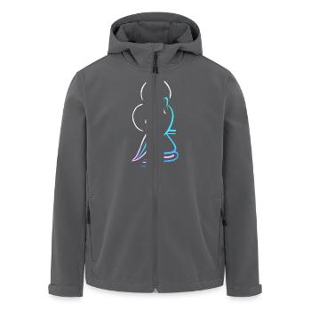 Jungfrau Maria und Jesuskind, Motiv - Recycelte Männer Softshell-Jacke von Stanley/Stella - Anthrazit - Vorne - AI Model Male 185 light (185cm)