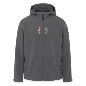 Nationalwappen von Chile - Recycelte Männer Softshell-Jacke von Stanley/Stella - Anthrazit - Vorne - AI Model Male 185 light (185cm)