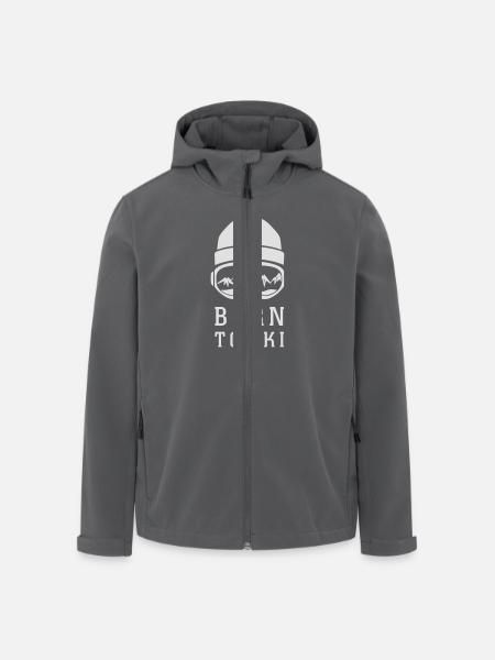 BORN TO SKI - Recycelte Männer Softshell-Jacke von Stanley/Stella - Anthrazit