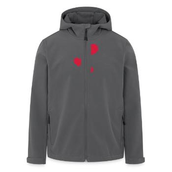 herzen - Recycelte Männer Softshell-Jacke von Stanley/Stella - Anthrazit - Vorne - AI Model Male 185 light (185cm)