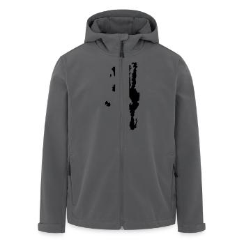 peace - Recycelte Männer Softshell-Jacke von Stanley/Stella - Anthrazit - Vorne - AI Model Male 185 light (185cm)