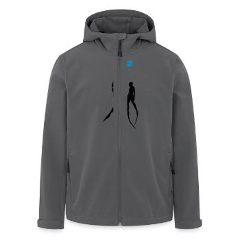 Never Alone II - Recycelte Männer Softshell-Jacke von Stanley/Stella - Anthrazit - Vorne - AI Model Male 185 light (185cm)