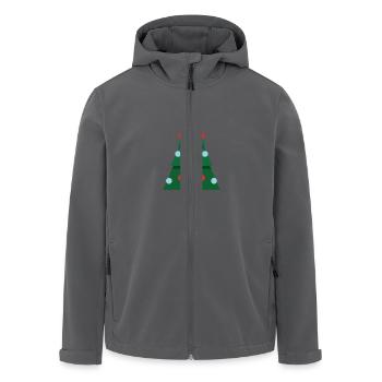 Christmas Tree - Recycelte Männer Softshell-Jacke von Stanley/Stella - Anthrazit - Vorne - AI Model Male 185 light (185cm)