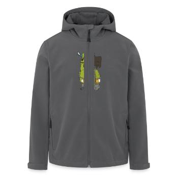 2 Räder - Recycelte Männer Softshell-Jacke von Stanley/Stella - Anthrazit - Vorne - AI Model Male 185 light (185cm)