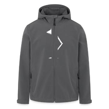 Tischlampe - Recycelte Männer Softshell-Jacke von Stanley/Stella - Anthrazit - Vorne - AI Model Male 185 light (185cm)