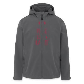 Karate / Karateka / Martial Arts / Fight - Recycelte Männer Softshell-Jacke von Stanley/Stella - Anthrazit - Vorne - AI Model Male 185 light (185cm)
