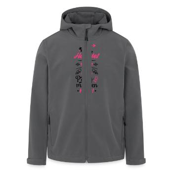 heiratet sie wir party machen - Recycelte Männer Softshell-Jacke von Stanley/Stella - Anthrazit - Vorne - AI Model Male 185 light (185cm)