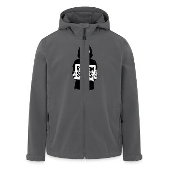 Racism Sucks Rassismus - Recycelte Männer Softshell-Jacke von Stanley/Stella - Anthrazit - Vorne - AI Model Male 185 light (185cm)