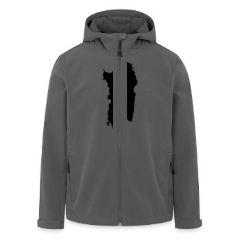 Sardinien - Recycelte Männer Softshell-Jacke von Stanley/Stella - Anthrazit - Vorne - AI Model Male 185 light (185cm)