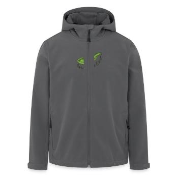 Erbse Hipster different 2 - Recycelte Männer Softshell-Jacke von Stanley/Stella - Anthrazit - Vorne - AI Model Male 185 light (185cm)