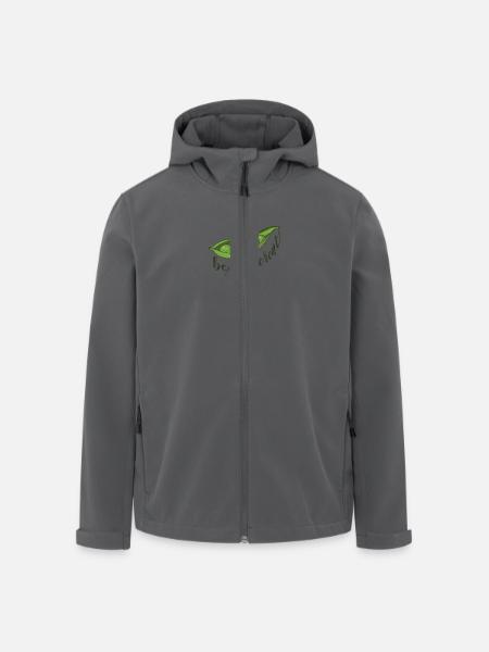 Erbse Hipster different 2 - Recycelte Männer Softshell-Jacke von Stanley/Stella - Anthrazit