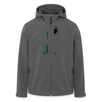 Mr. Alien - Recycelte Männer Softshell-Jacke von Stanley/Stella - Anthrazit - Vorne - AI Model Male 185 light (185cm)