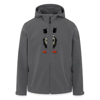 Das Schwein, das mich Kitchen! - Recycelte Männer Softshell-Jacke von Stanley/Stella - Anthrazit - Vorne - AI Model Male 185 light (185cm)