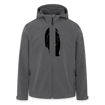 Grizzly Bear - Recycelte Männer Softshell-Jacke von Stanley/Stella - Anthrazit - Vorne - AI Model Male 185 light (185cm)