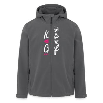 Kiss The Chef - Recycelte Männer Softshell-Jacke von Stanley/Stella - Anthrazit - Vorne - AI Model Male 185 light (185cm)