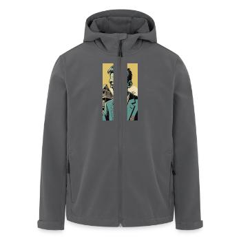Zombie | Horror | gruselig | Halloween - Recycelte Männer Softshell-Jacke von Stanley/Stella - Anthrazit - Vorne - AI Model Male 185 light (185cm)