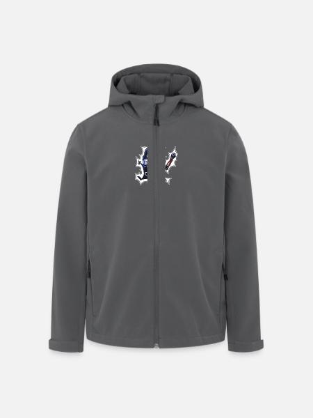 1000 Volt Klau-Klaus - Recycelte Männer Softshell-Jacke von Stanley/Stella - Anthrazit