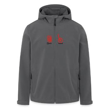 MZ ETZ 251 Zschopau - Recycelte Männer Softshell-Jacke von Stanley/Stella - Anthrazit - Vorne - AI Model Male 185 light (185cm)