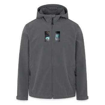 Sportwagen Neon - Recycelte Männer Softshell-Jacke von Stanley/Stella - Anthrazit - Vorne - AI Model Male 185 light (185cm)