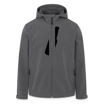 Alkohol - Recycelte Männer Softshell-Jacke von Stanley/Stella - Anthrazit - Vorne - AI Model Male 185 light (185cm)