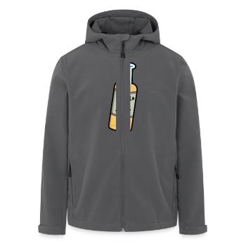 Tequila - Recycelte Männer Softshell-Jacke von Stanley/Stella - Anthrazit - Vorne - AI Model Male 185 light (185cm)