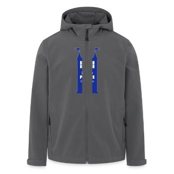 Mind Tardis - Recycelte Männer Softshell-Jacke von Stanley/Stella - Anthrazit - Vorne - AI Model Male 185 light (185cm)