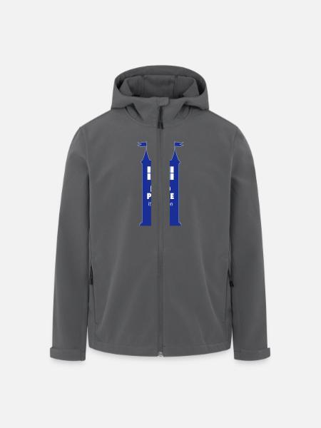 Mind Tardis - Recycelte Männer Softshell-Jacke von Stanley/Stella - Anthrazit