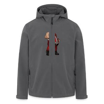Bad Santa - Recycelte Männer Softshell-Jacke von Stanley/Stella - Anthrazit - Vorne - AI Model Male 185 light (185cm)