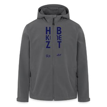 Hab keine Zeit bin RENTNER - Recycelte Männer Softshell-Jacke von Stanley/Stella - Anthrazit - Vorne - AI Model Male 185 light (185cm)