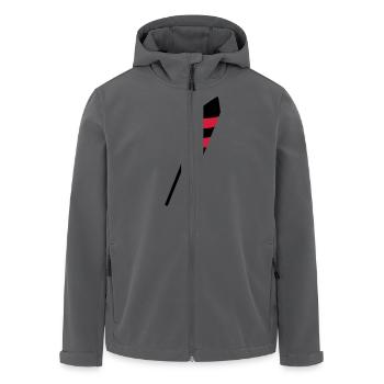 Rakete - Recycelte Männer Softshell-Jacke von Stanley/Stella - Anthrazit - Vorne - AI Model Male 185 light (185cm)