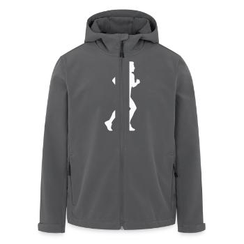 jogger - Recycelte Männer Softshell-Jacke von Stanley/Stella - Anthrazit - Vorne - AI Model Male 185 light (185cm)