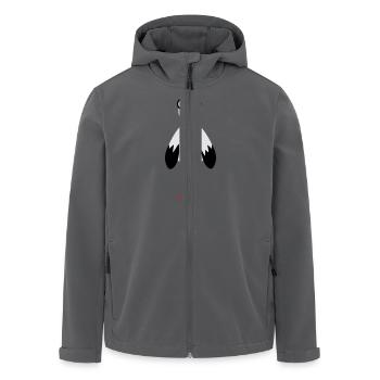 Und wer hats gebracht? - Recycelte Männer Softshell-Jacke von Stanley/Stella - Anthrazit - Vorne - AI Model Male 185 light (185cm)