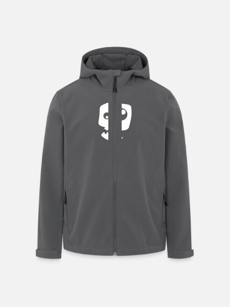 Zombie - Recycelte Männer Softshell-Jacke von Stanley/Stella - Anthrazit