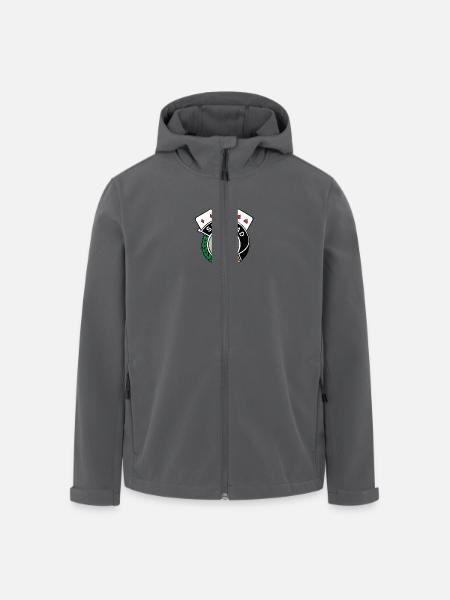 Trojan redskinhead - Recycelte Männer Softshell-Jacke von Stanley/Stella - Anthrazit