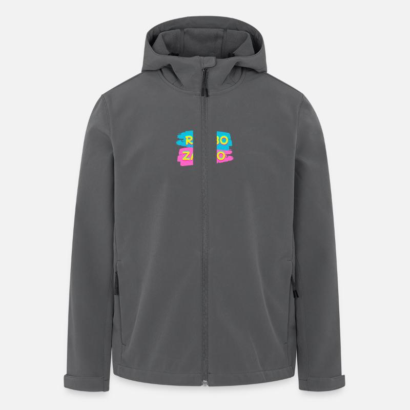 RAMBO ZAMBO - Recycelte Männer Softshell-Jacke von Stanley/Stella - Anthrazit