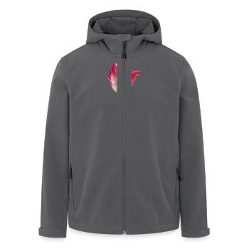 Tulpe im Frühling - Recycelte Männer Softshell-Jacke von Stanley/Stella - Anthrazit - Vorne - AI Model Male 185 light (185cm)