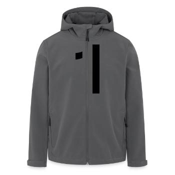 1 - Recycelte Männer Softshell-Jacke von Stanley/Stella - Anthrazit - Vorne - AI Model Male 185 light (185cm)