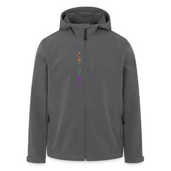 Gay Colour Splash - Recycelte Männer Softshell-Jacke von Stanley/Stella - Anthrazit - Vorne - AI Model Male 185 light (185cm)