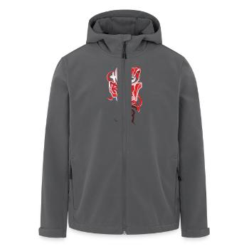 on the run - Recycelte Männer Softshell-Jacke von Stanley/Stella - Anthrazit - Vorne - AI Model Male 185 light (185cm)