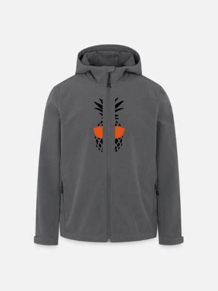 Coole Ananas - Ananas - Sonnenbrille - Sommer - Recycelte Männer Softshell-Jacke von Stanley/Stella - Anthrazit