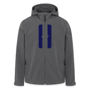 Batterie-Ladestatus - Recycelte Männer Softshell-Jacke von Stanley/Stella - Anthrazit - Vorne - AI Model Male 185 light (185cm)