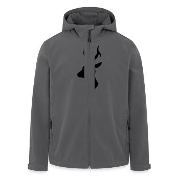 Rehbock - Recycelte Männer Softshell-Jacke von Stanley/Stella - Anthrazit - Vorne - AI Model Male 185 light (185cm)