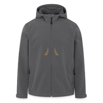 Eiffelturm - Recycelte Männer Softshell-Jacke von Stanley/Stella - Anthrazit - Vorne - AI Model Male 185 light (185cm)