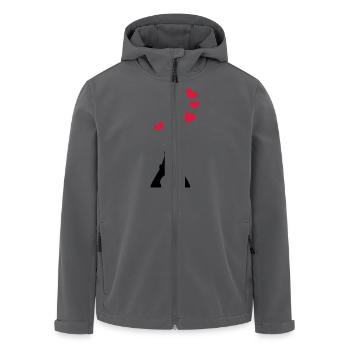 Eiffelturm Paris - Recycelte Männer Softshell-Jacke von Stanley/Stella - Anthrazit - Vorne - AI Model Male 185 light (185cm)