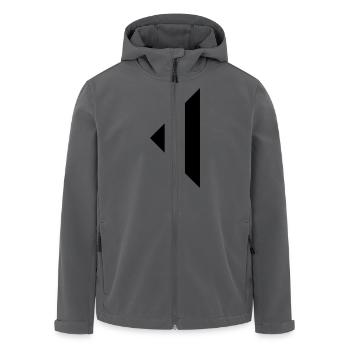 Dreieck - Recycelte Männer Softshell-Jacke von Stanley/Stella - Anthrazit - Vorne - AI Model Male 185 light (185cm)