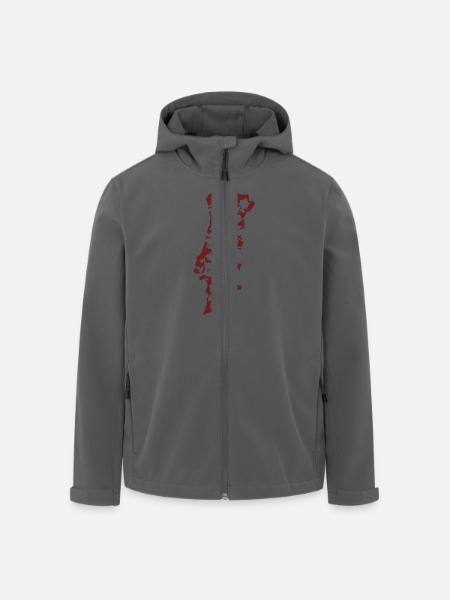 Portugal - Recycelte Männer Softshell-Jacke von Stanley/Stella - Anthrazit