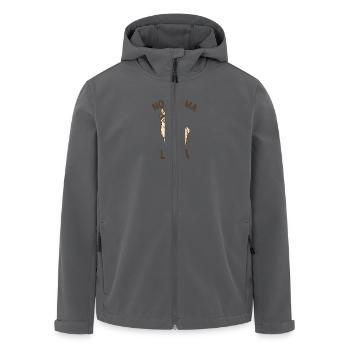 Drama Lama - Recycelte Männer Softshell-Jacke von Stanley/Stella - Anthrazit - Vorne - AI Model Male 185 light (185cm)