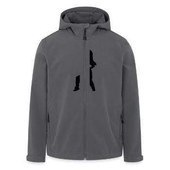 dance - Recycelte Männer Softshell-Jacke von Stanley/Stella - Anthrazit - Vorne - AI Model Male 185 light (185cm)